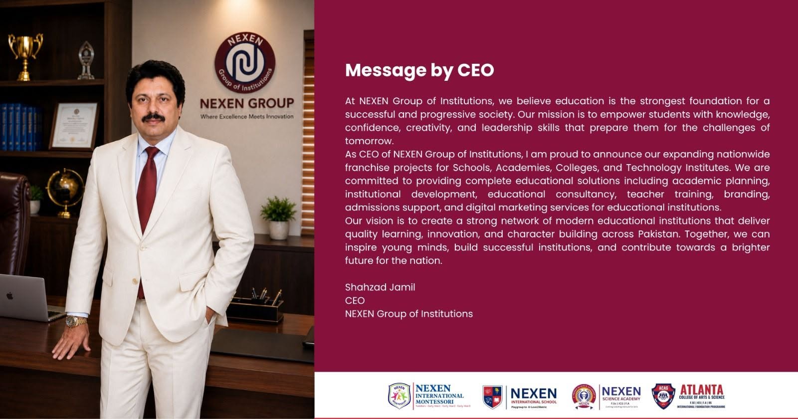 Shahzad Jamil - CEO